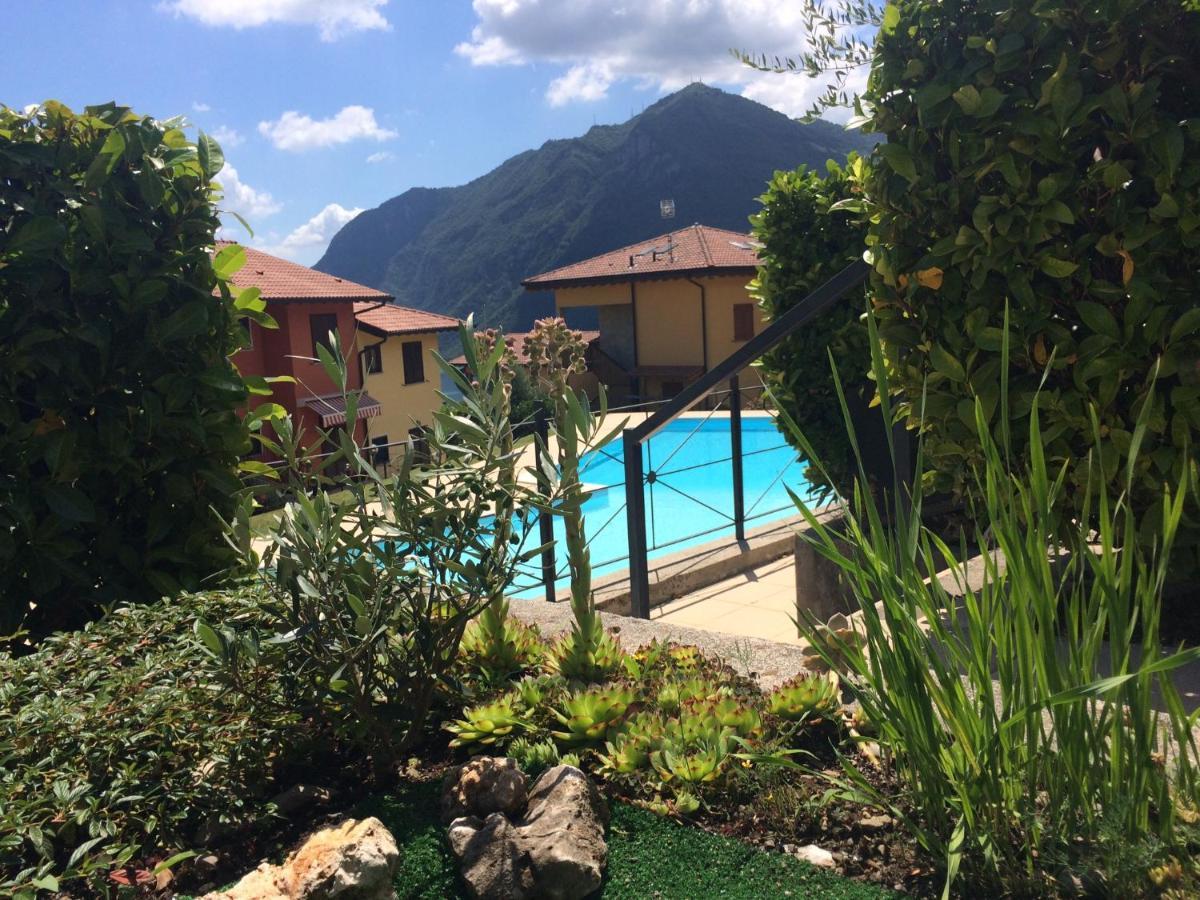 Irina'S House With View On Like And Swimming Pool Apartment Riva di Solto Exterior photo